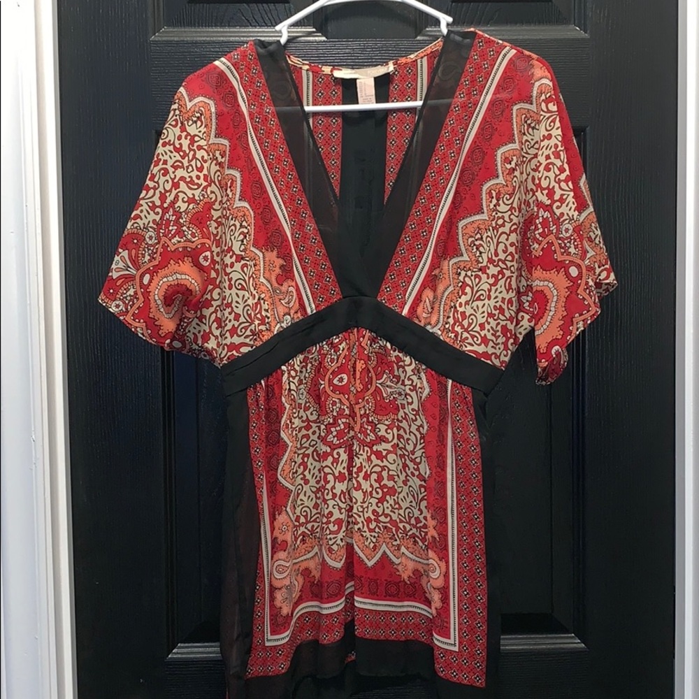 Ornate Sheer Top